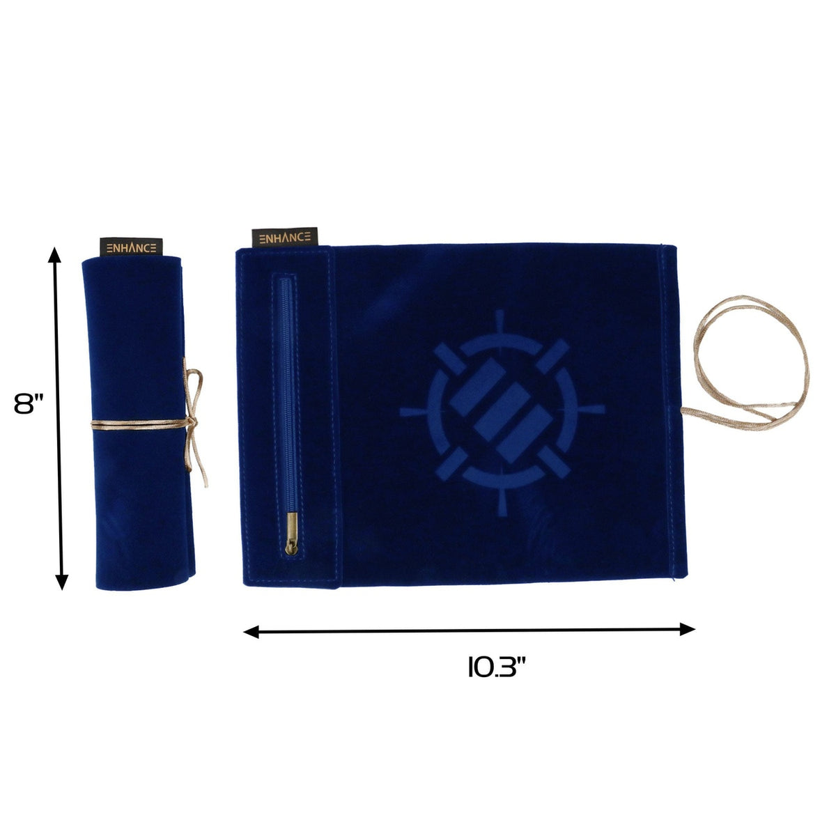 Produktbild Enhance Tabletop Roll on a Scroll Würfeltasche mit Würfel Blau