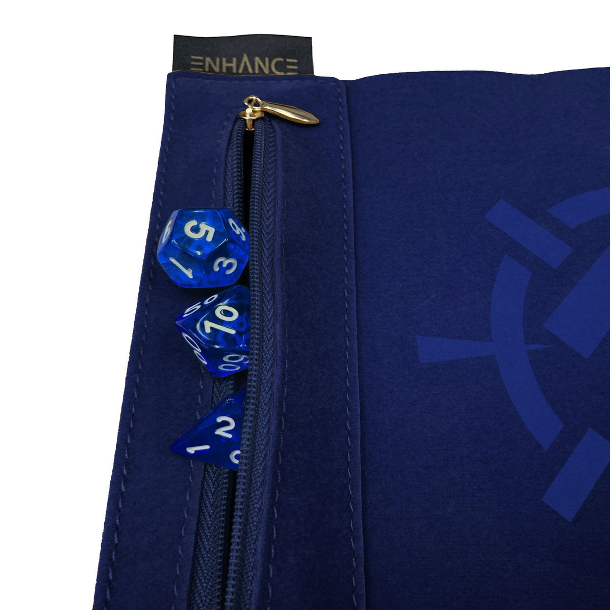 Produktbild Enhance Tabletop Roll on a Scroll Würfeltasche mit Würfel Blau