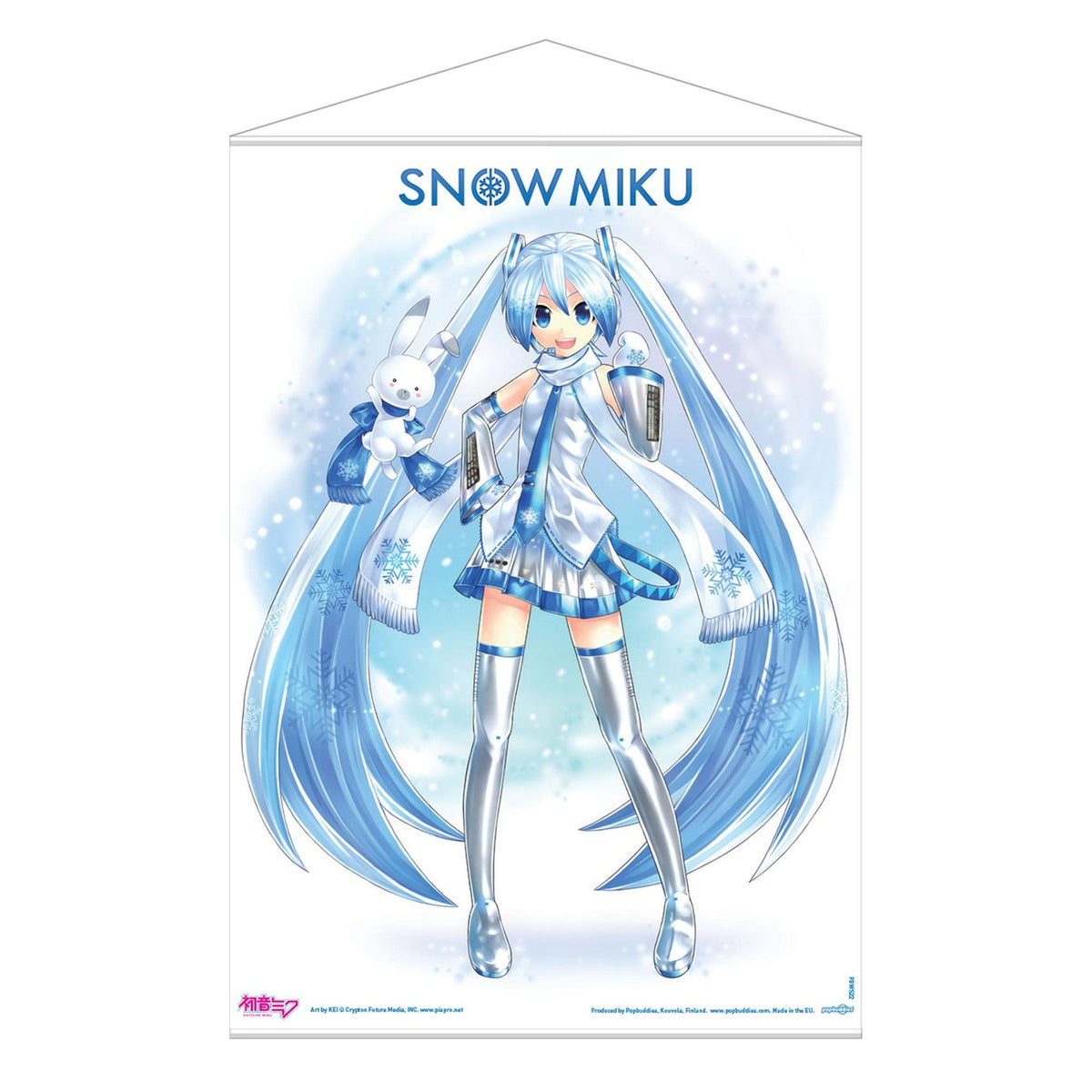 Produktbild Hatsune Miku Wandrolle Snow Miku 50 x 70 cm