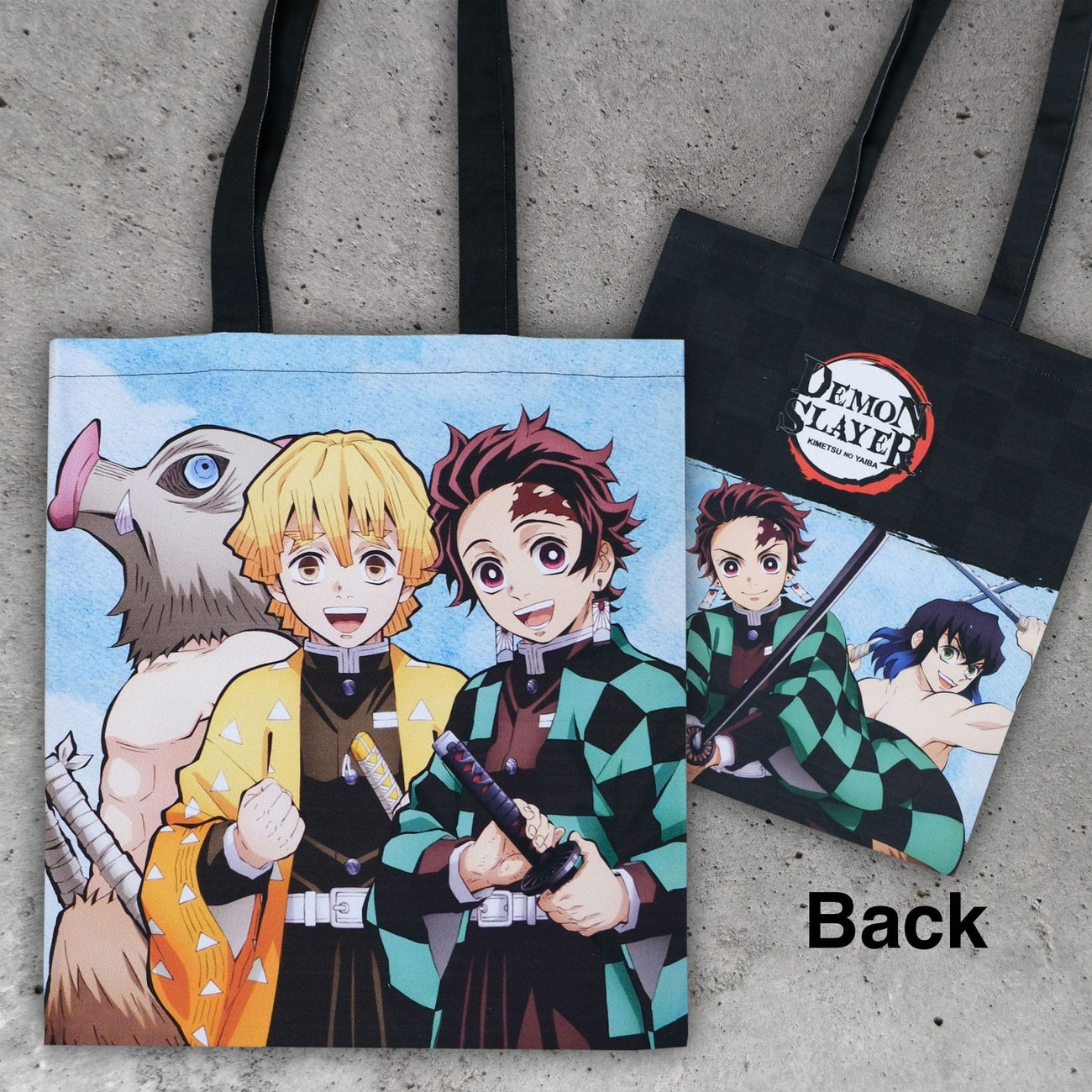 Produktbild Demon Slayer: Kimetsu no Yaiba Tragetasche Inosuke, Zenitsu, Tanjiro