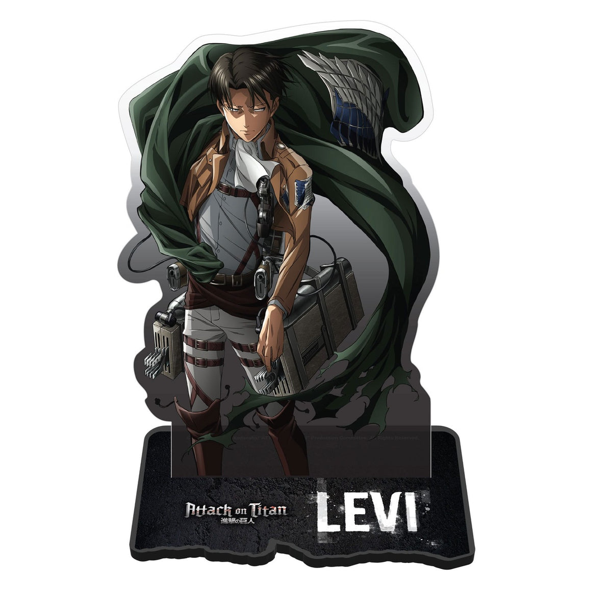 Produktbild Attack on Titan Acryl Figur Levi Battle-Ready 18 cm