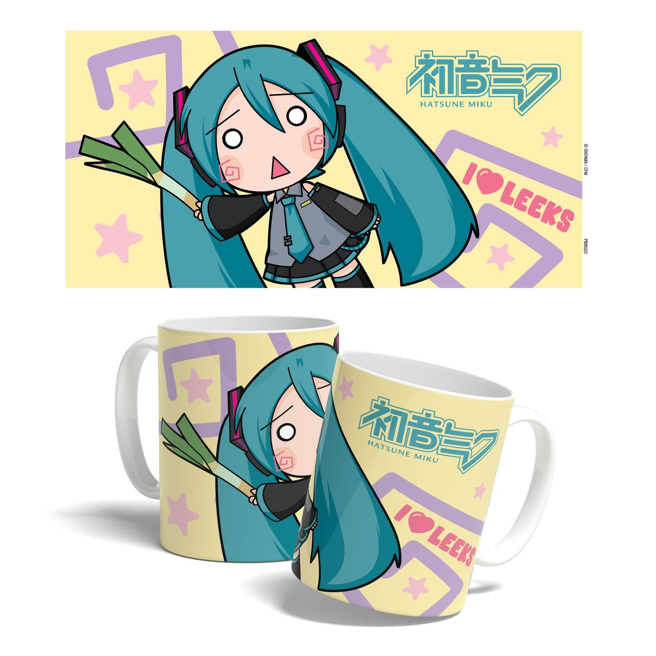 Produktbild Hatsune Miku Tasse Miku Chibi Leek Girl 325 ml