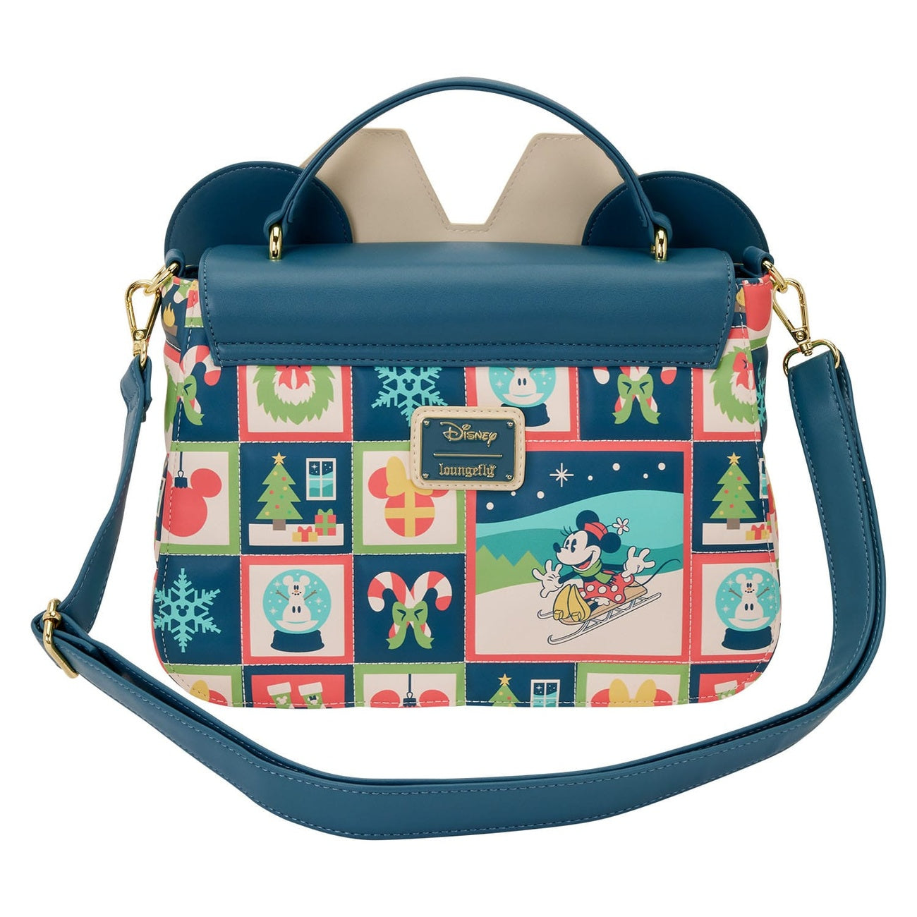 Produktbild Disney by Loungefly Umhängetasche Mickey and Minnie Holiday