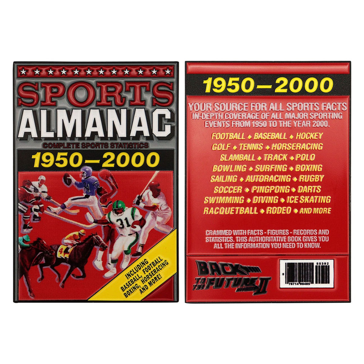 Produktbild Zurück in die Zukunft Metallbarren Sport Almanac Limited Edition