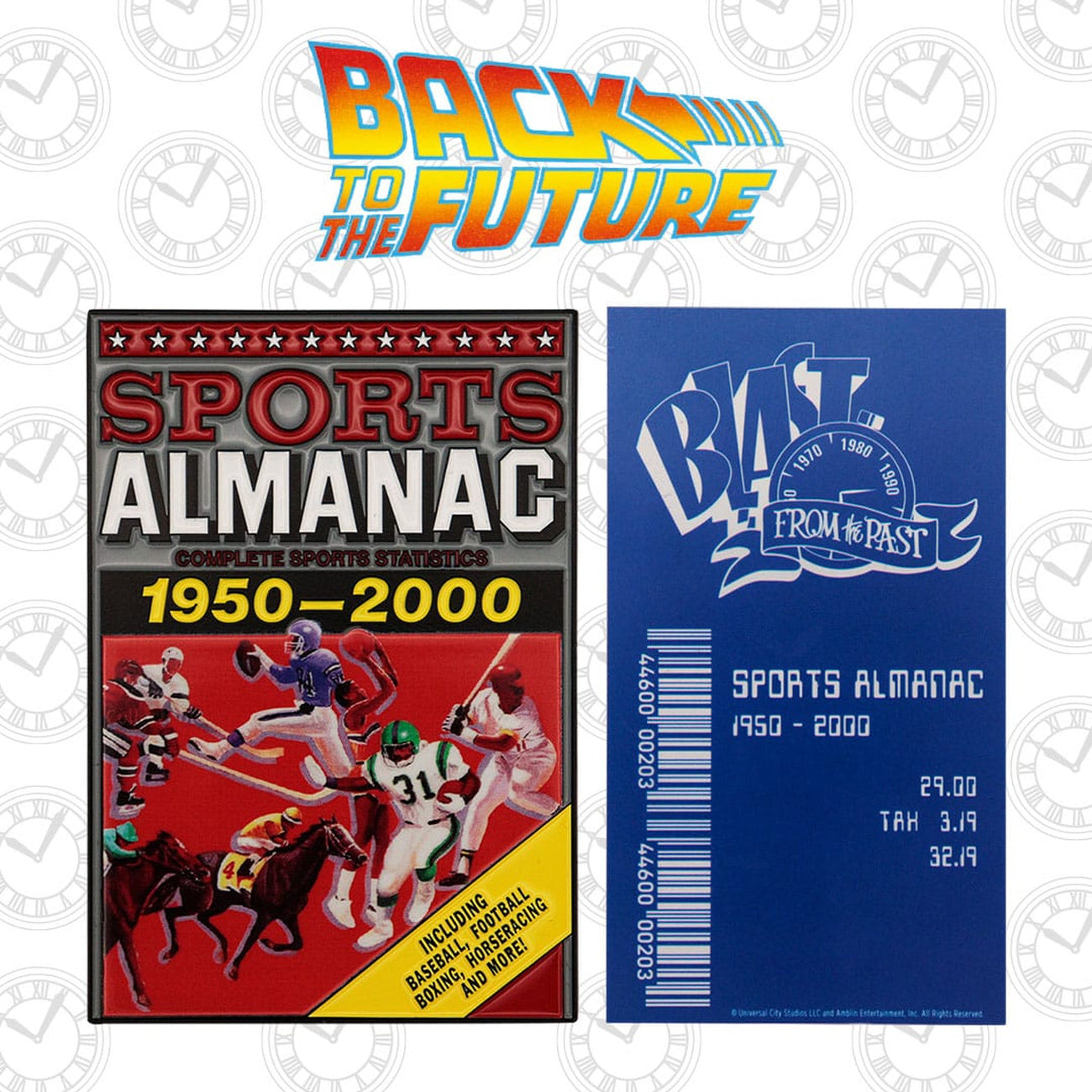 Produktbild Zurück in die Zukunft Metallbarren Sport Almanac Limited Edition