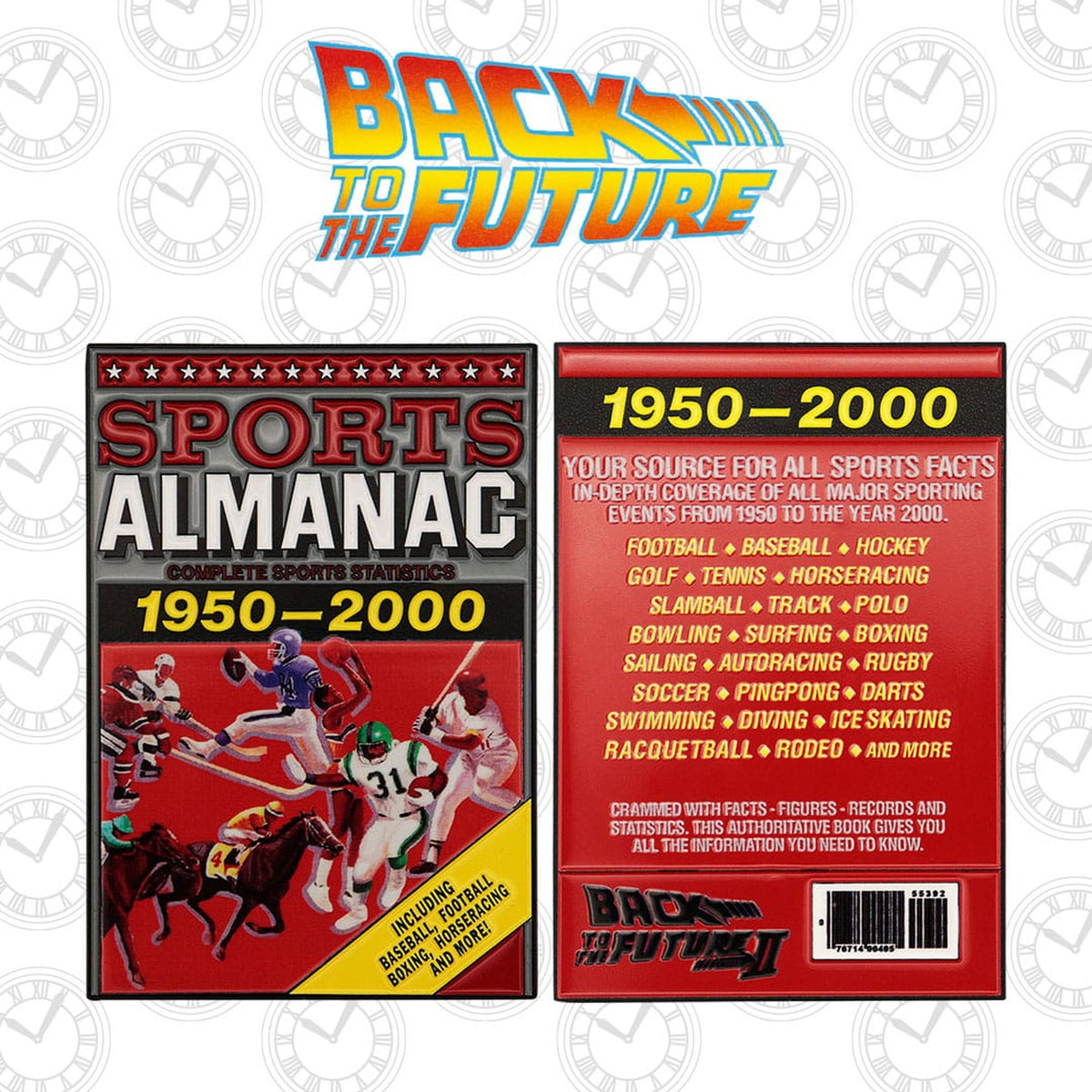 Produktbild Zurück in die Zukunft Metallbarren Sport Almanac Limited Edition
