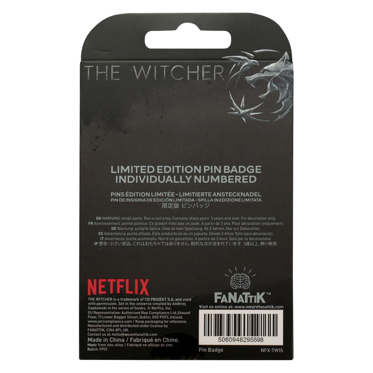 Produktbild The Witcher Ansteck-Pin Witcher Symbol Limited Edition