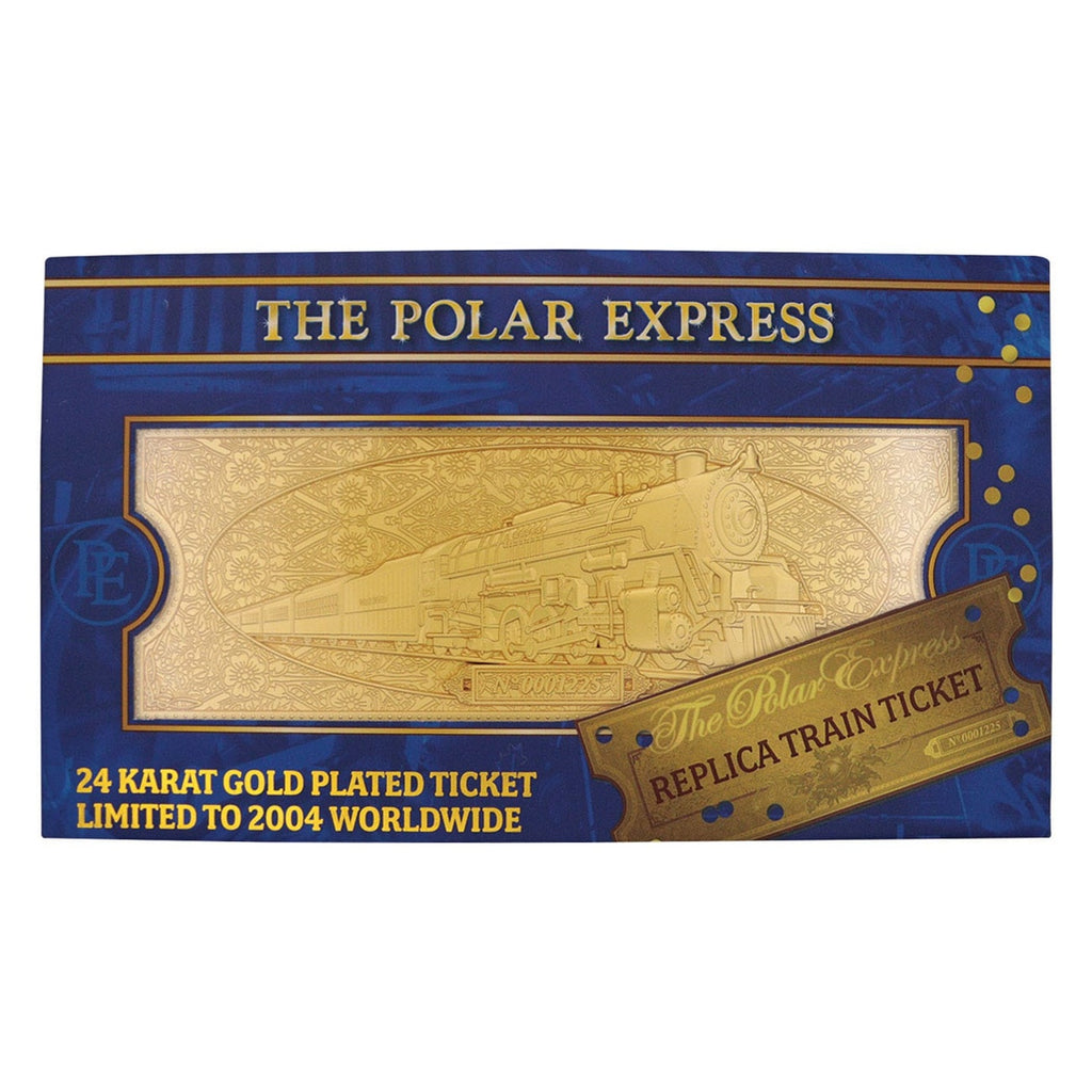 Produktbild Der Polarexpress Replik Train Ticket 24k Gold Plated Limited Edition