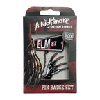 Produktbild Nightmare on Elm Street Ansteck-Pins 2er-Set