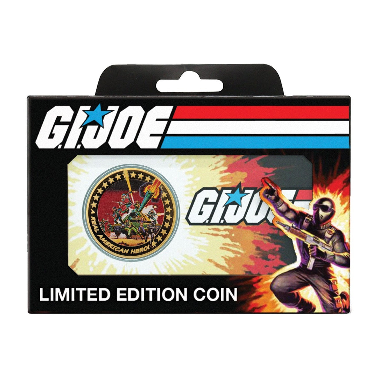 Produktbild G.I. Joe Sammelmünze A Real American Hero 60th Anniversary 24k Gold Plated Limited Edition
