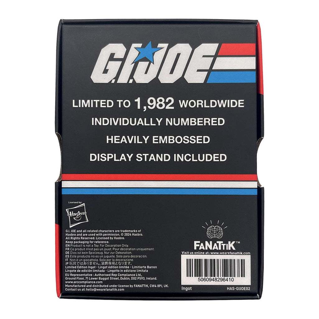 Produktbild G.I. Joe Metallbarren A Real American Hero #1 Limited Edition