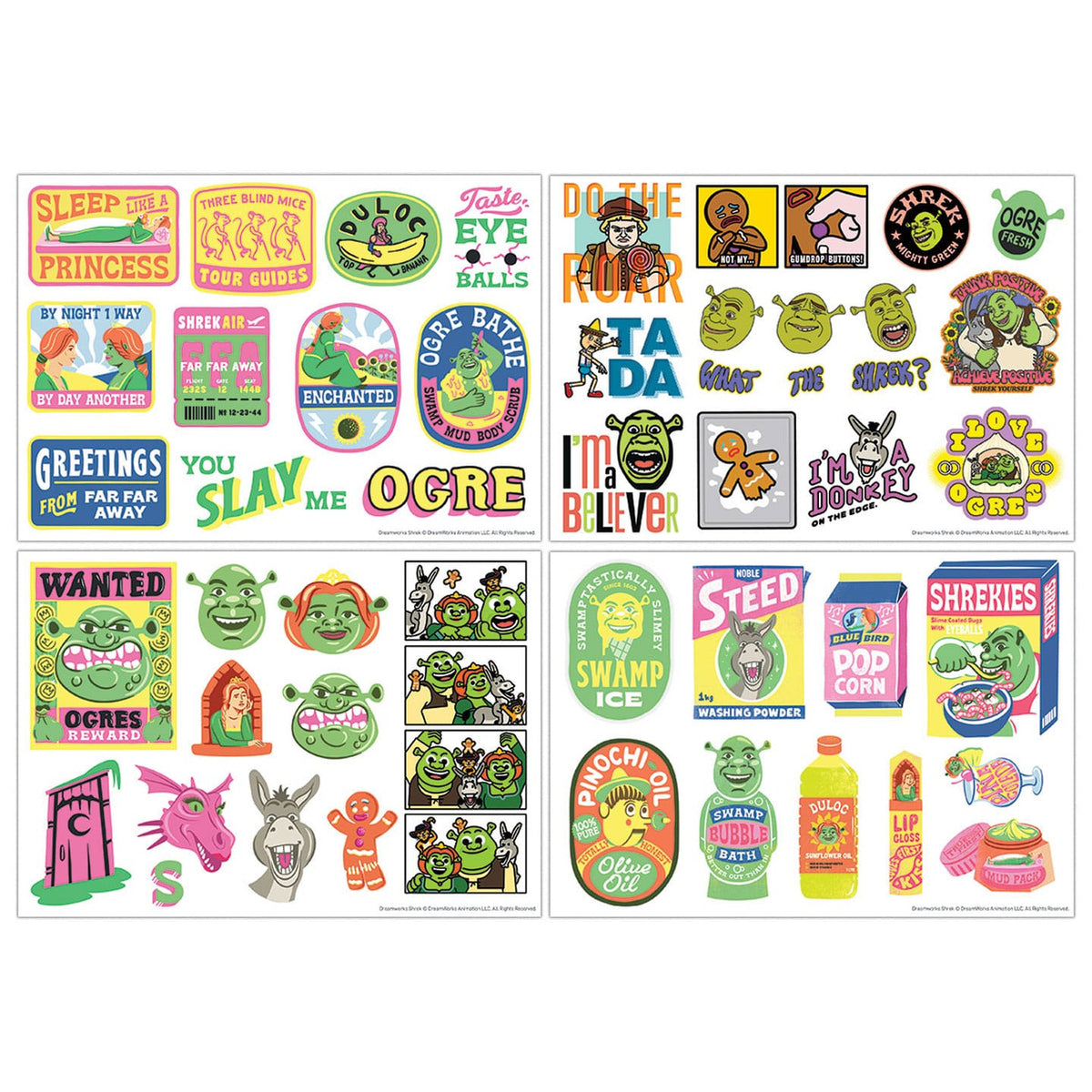 Produktbild Shrek Tech Sticker Pack