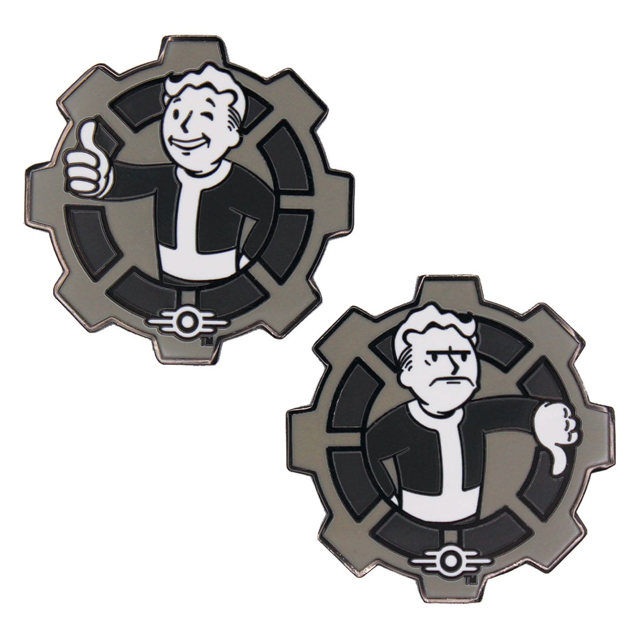 Produktbild Fallout Sammelmünze Decision Black & White Limited Edition