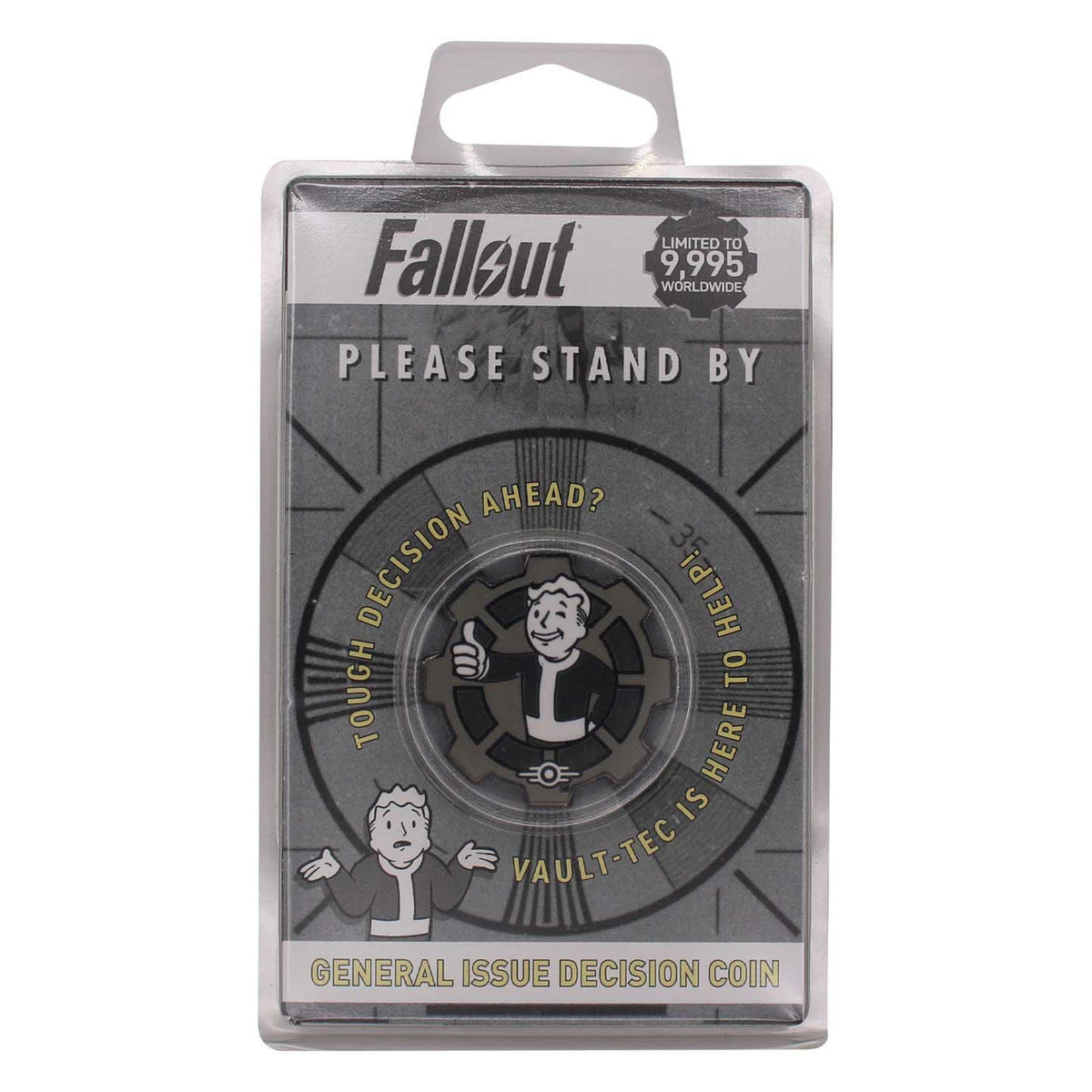 Produktbild Fallout Sammelmünze Decision Black & White Limited Edition