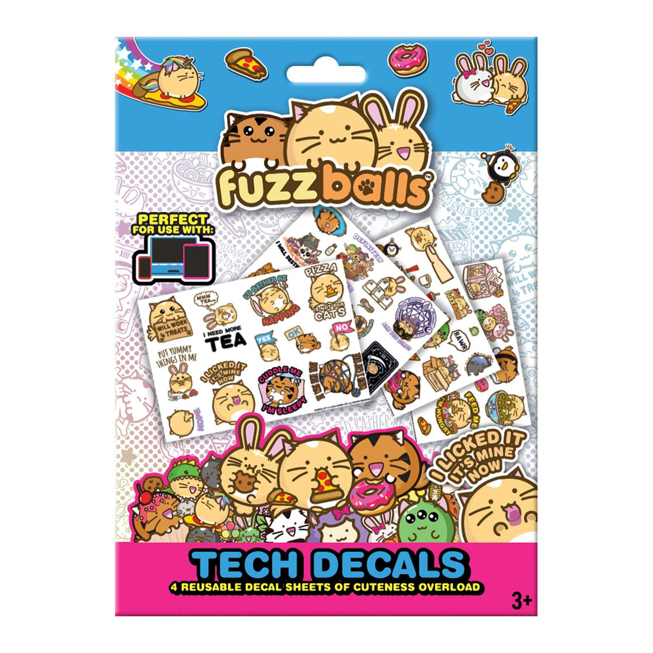 Produktbild Fuzzballs Tech Sticker Pack