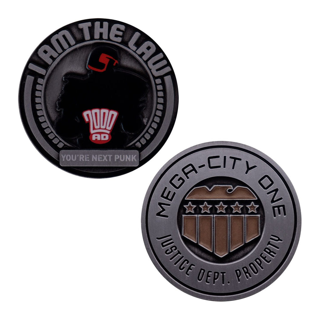 Produktbild 2000 AD Sammelmünze Judge Dredd Mega-City One Limited Edition