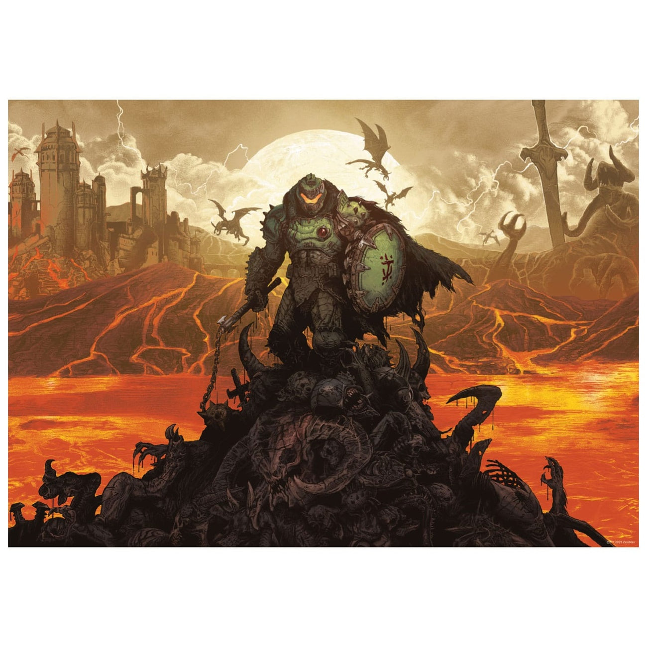 Produktbild Doom: The Dark Ages Kunstdruck Limited Edition 42 x 30 cm