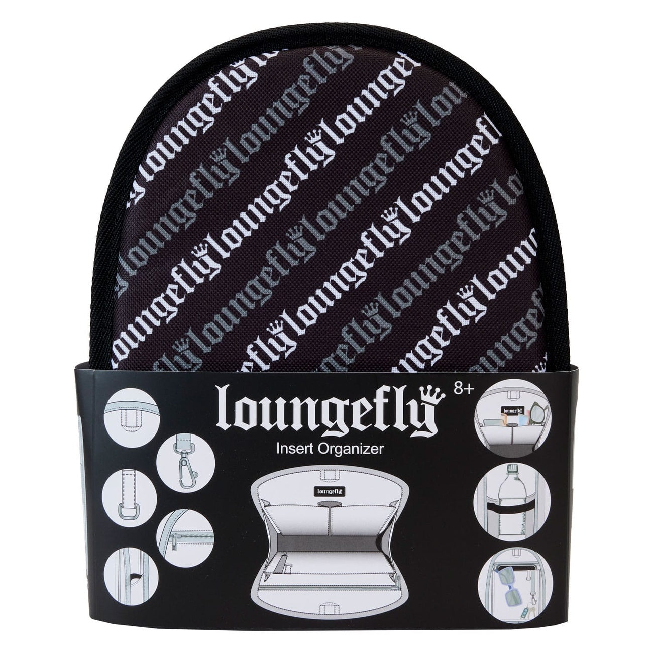 Produktbild Loungefly Mini-Rucksack Insert Organizer
