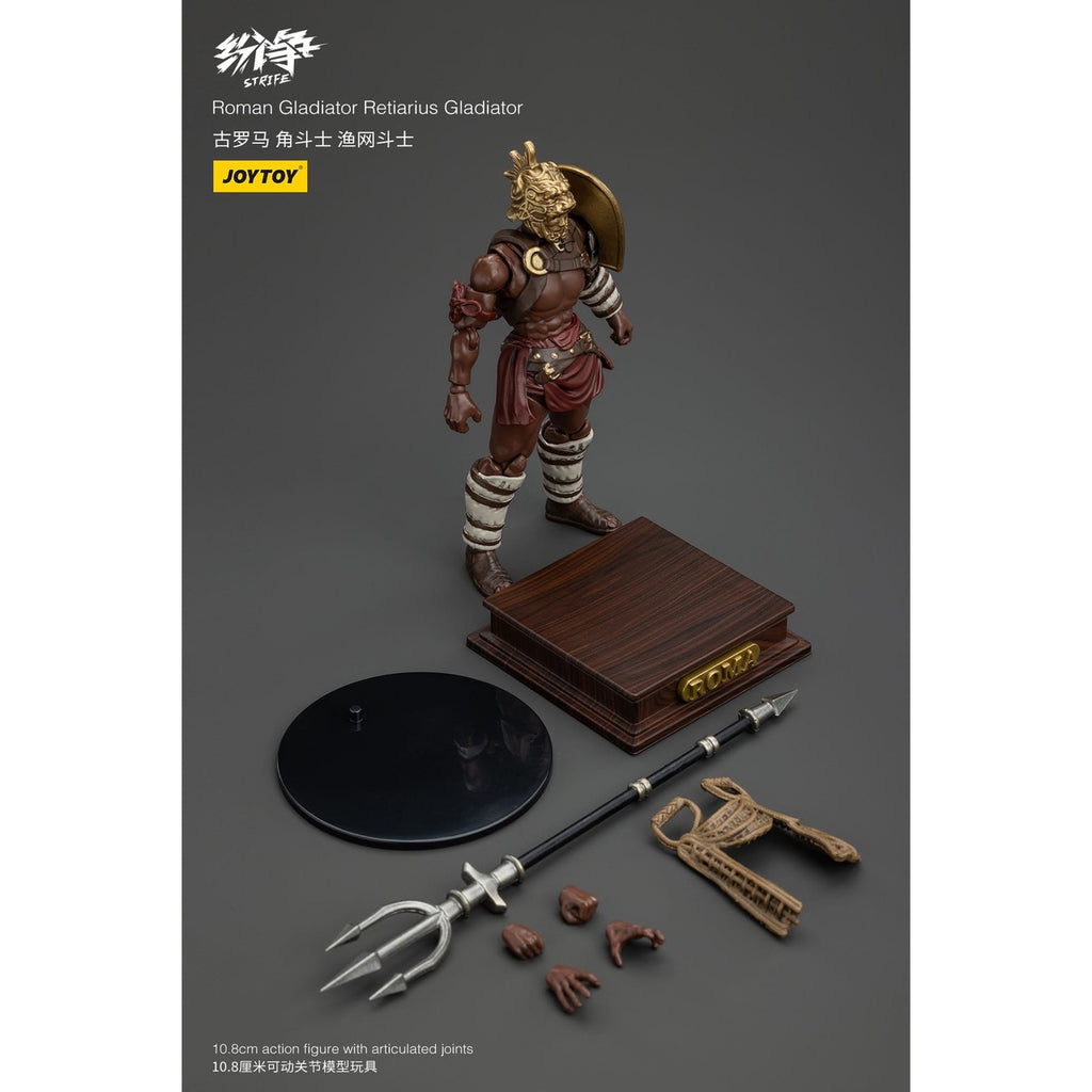 Produktbild Strife Actionfigur 1/18 Roman Gladiator Retiarius Gladiator 11 cm