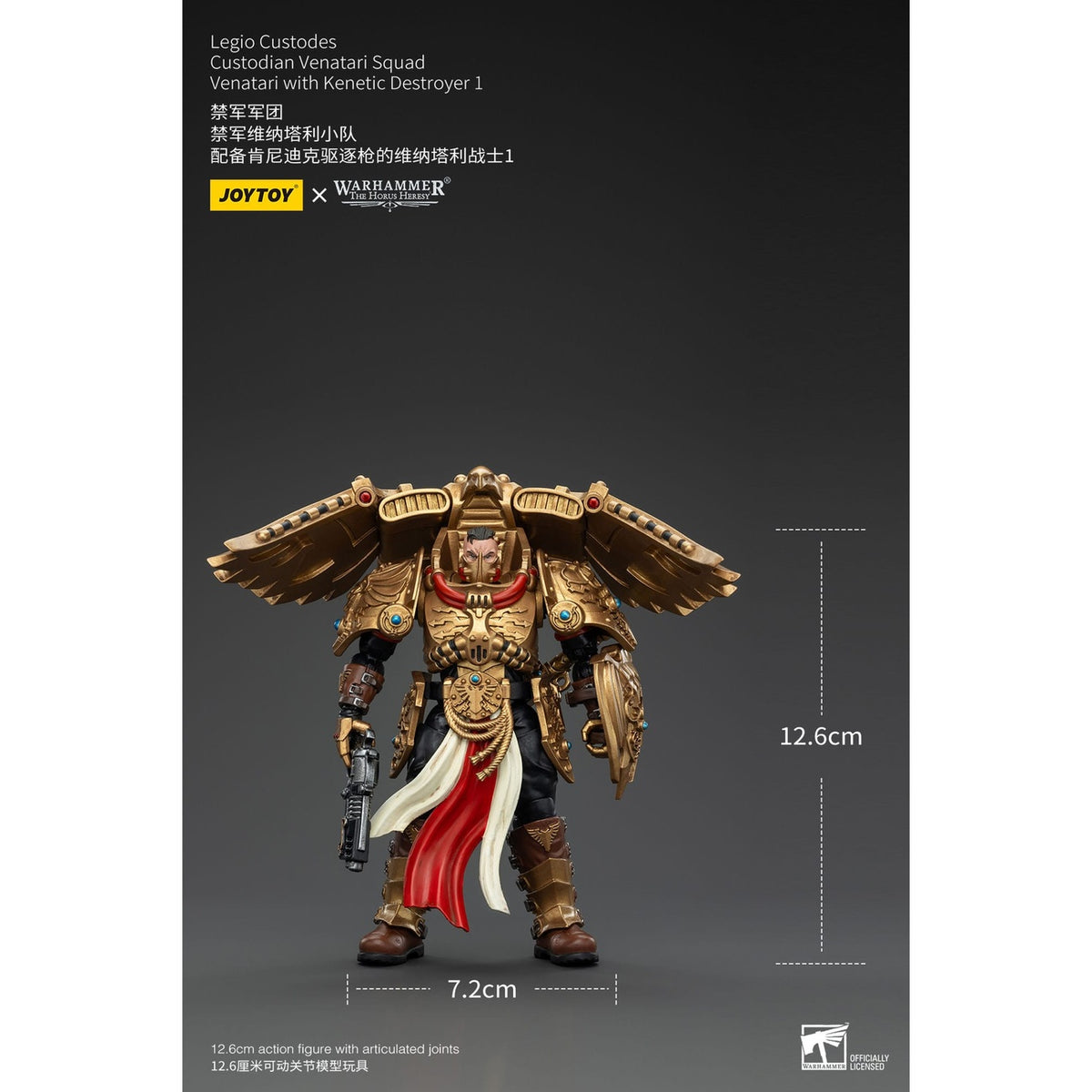 Produktbild Warhammer The Horus Heresy Actionfigur 1/18 Legio Custodes Custodian Venatari Squad Venatari with Kenetic Destroyer 1 13
