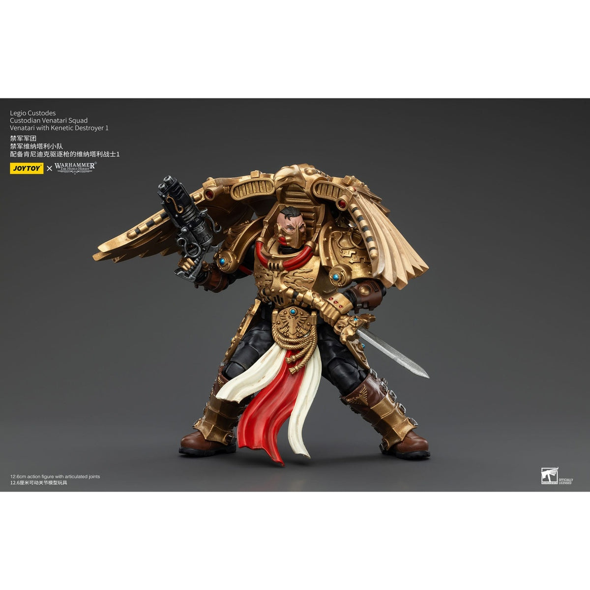 Produktbild Warhammer The Horus Heresy Actionfigur 1/18 Legio Custodes Custodian Venatari Squad Venatari with Kenetic Destroyer 1 13