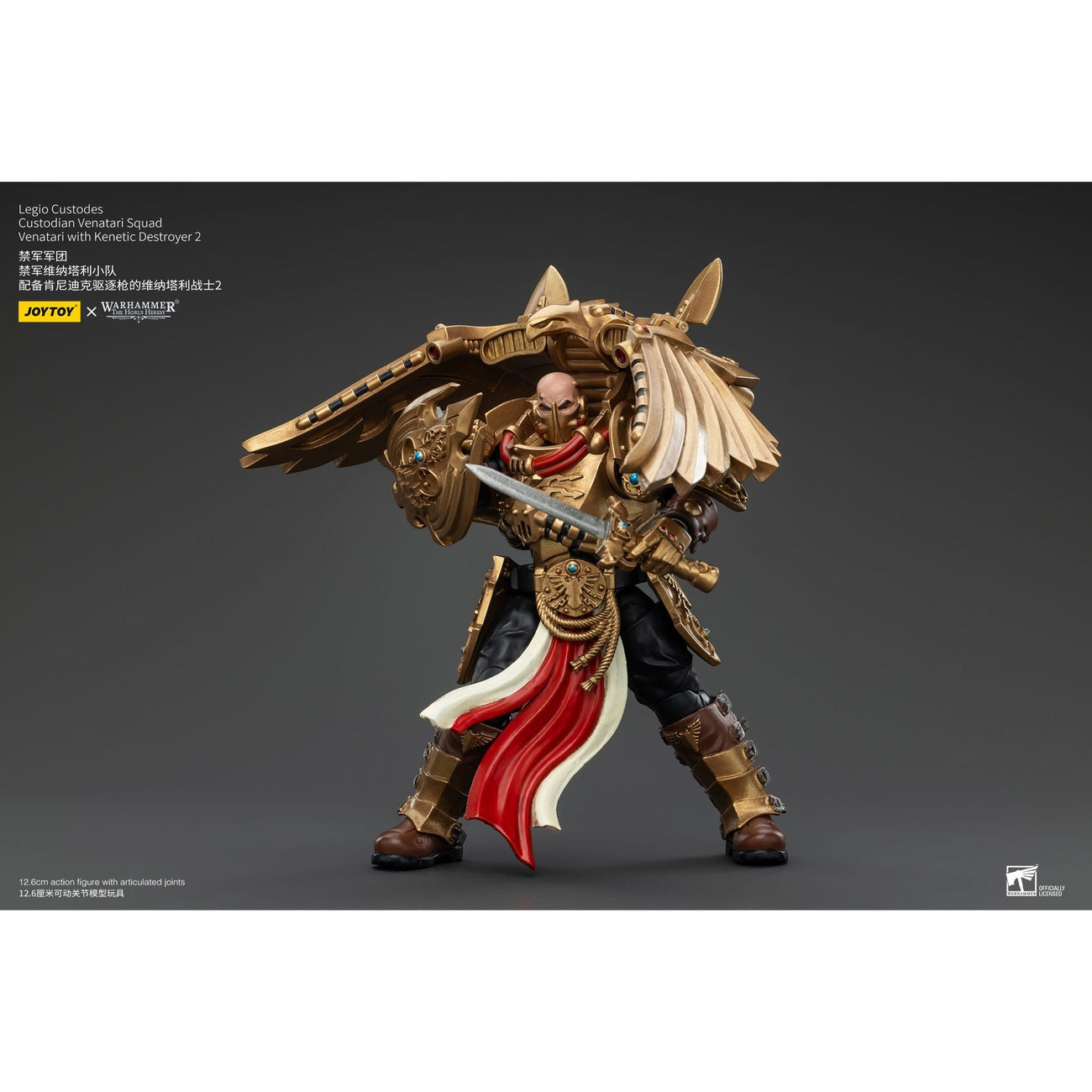 Produktbild Warhammer The Horus Heresy Actionfigur 1/18 Legio Custodes Custodian Venatari Squad Venatari with Kenetic Destroyer 2 13