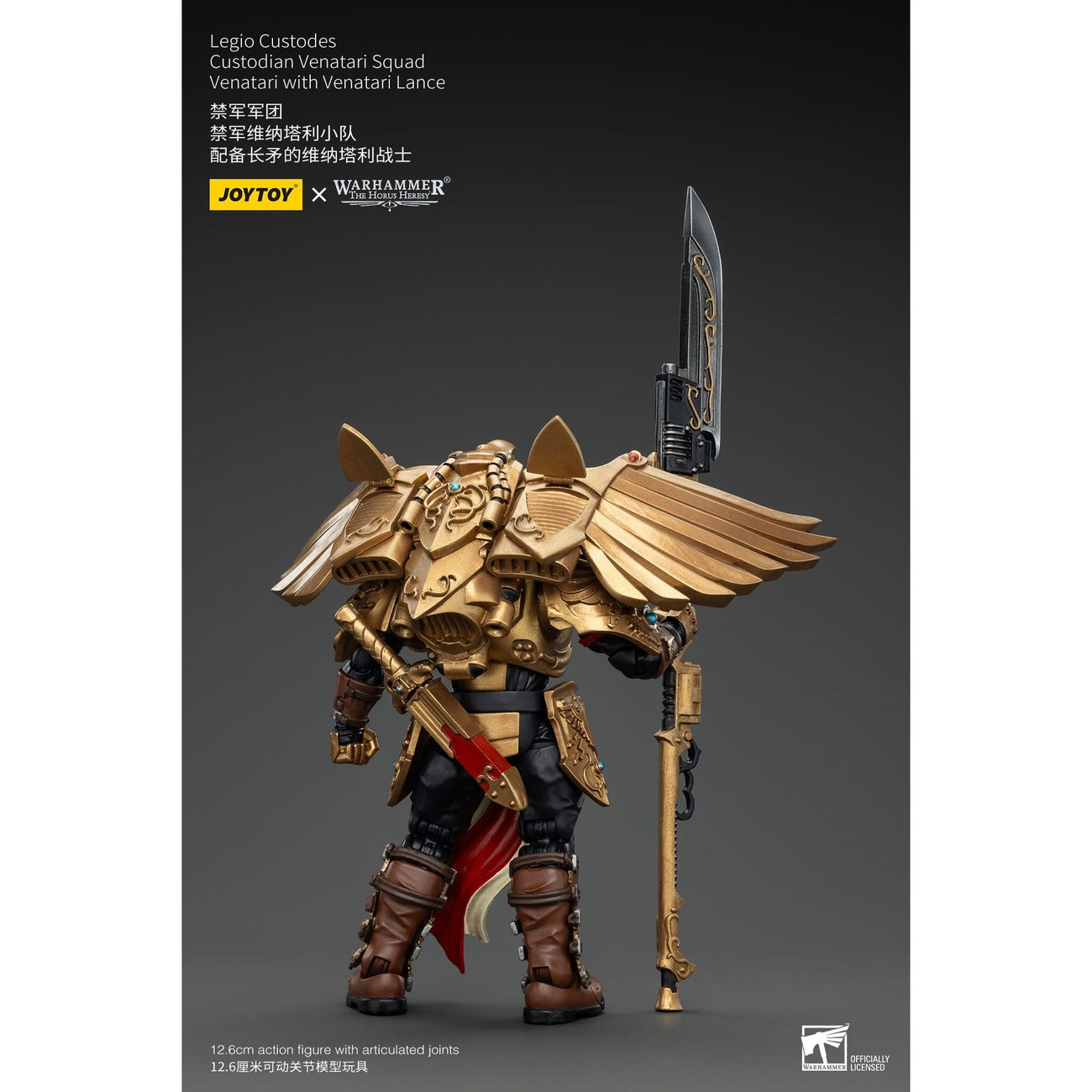 Produktbild Warhammer The Horus Heresy Actionfigur 1/18 Legio Custodes Custodian Venatari Squad Venatari with Venatari Lance 13 cm