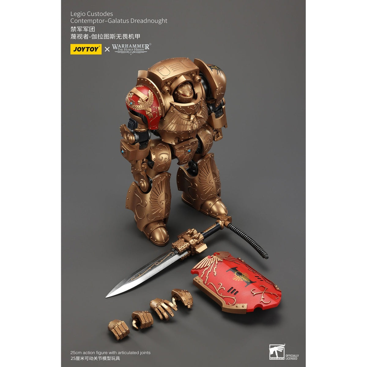 Produktbild Warhammer The Horus Heresy Action Figure Legio Custodes Contemptor-Galatus Dreadnought 25 cm