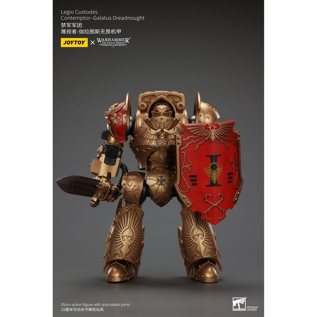 Produktbild Warhammer The Horus Heresy Action Figure Legio Custodes Contemptor-Galatus Dreadnought 25 cm