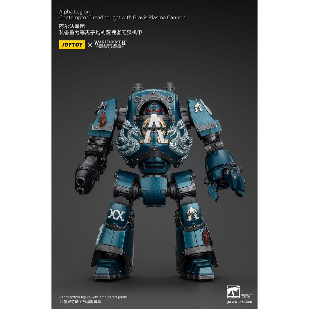 Produktbild Warhammer The Horus Heresy Actionfigur Alpha Legion Contemptor Dreadnought with Gravis Plasma Cannon 25 cm