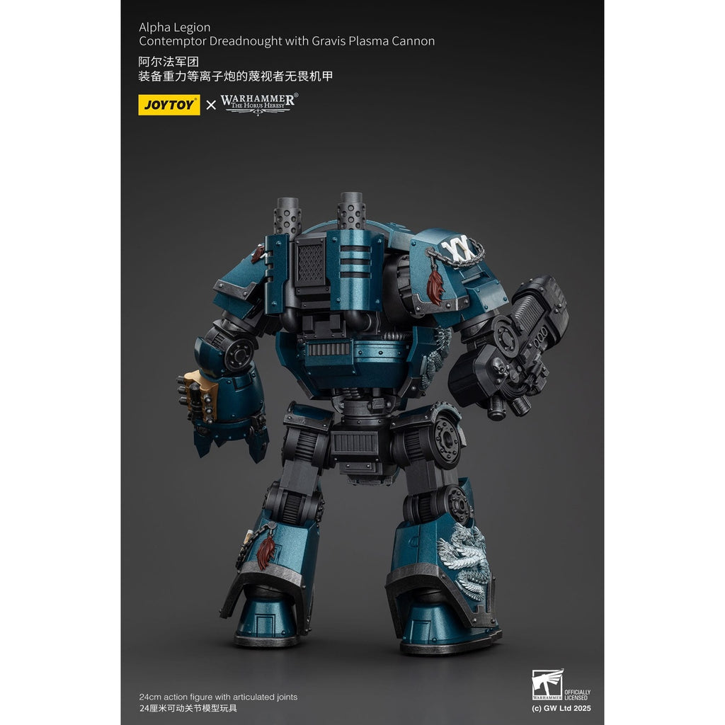 Produktbild Warhammer The Horus Heresy Actionfigur Alpha Legion Contemptor Dreadnought with Gravis Plasma Cannon 25 cm