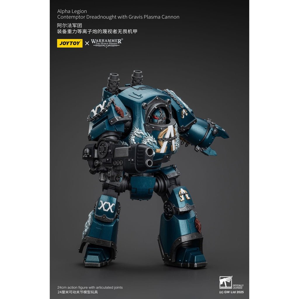 Produktbild Warhammer The Horus Heresy Actionfigur Alpha Legion Contemptor Dreadnought with Gravis Plasma Cannon 25 cm