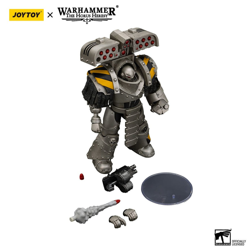 Produktbild Warhammer The Horus Heresy Actionfigur 1/18 lron Warriors Tyrant Siege Master Terminator with Rocket launcher 14 cm