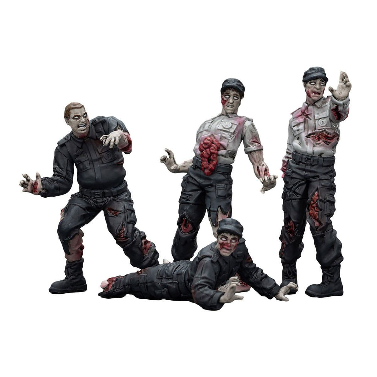 Produktbild Zombie Dark Source Actionfiguren 4er-Pack Security Guards 8 cm