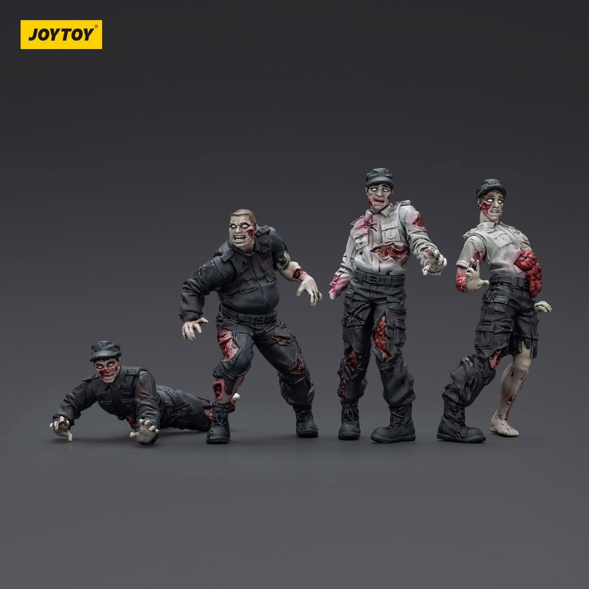 Produktbild Zombie Dark Source Actionfiguren 4er-Pack Security Guards 8 cm