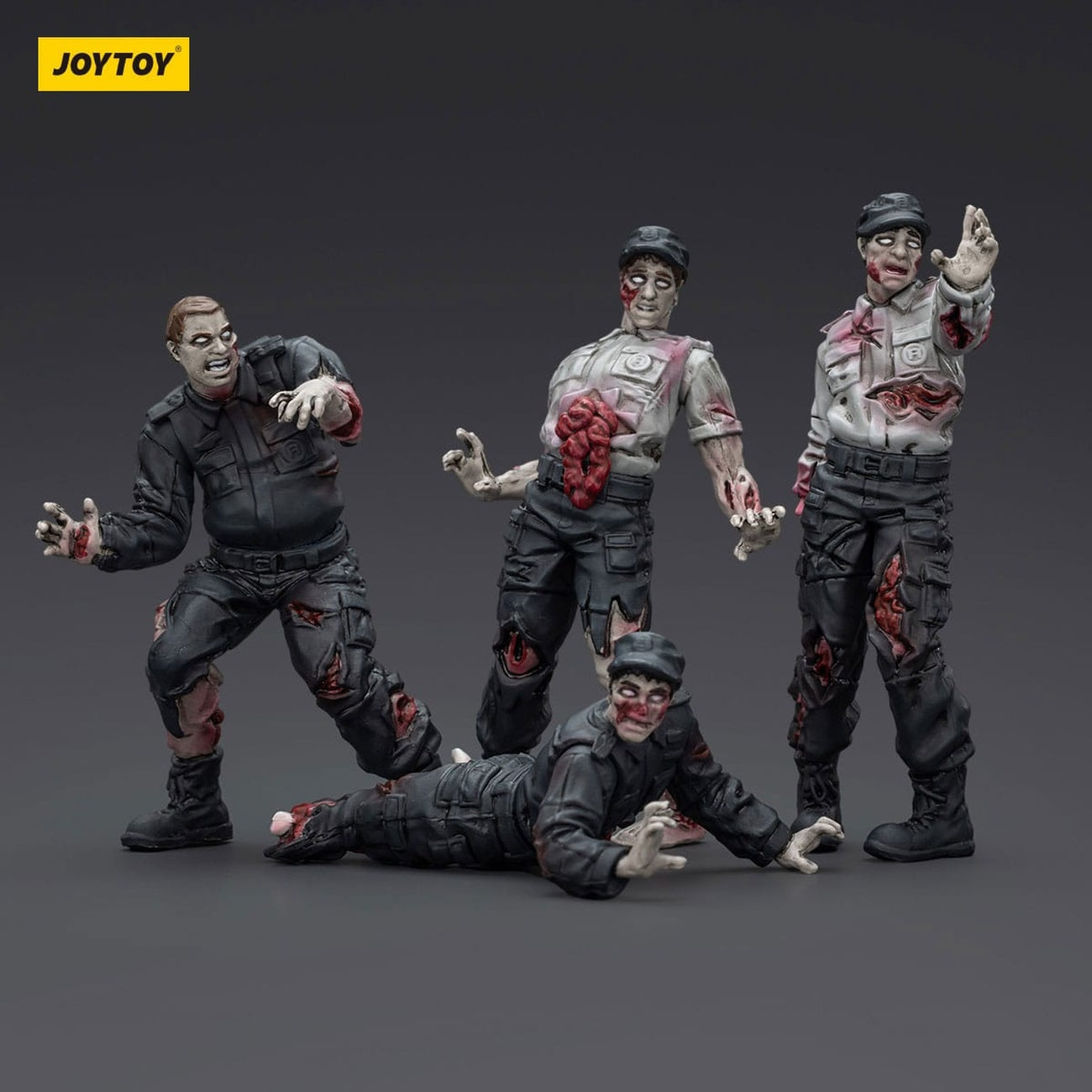 Produktbild Zombie Dark Source Actionfiguren 4er-Pack Security Guards 8 cm