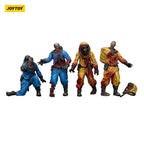 Produktbild Zombie Dark Source Actionfiguren 4er-Pack Biochemical Lab Team 8 cm