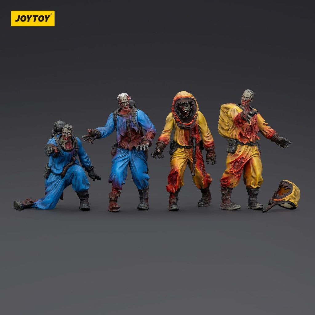 Produktbild Zombie Dark Source Actionfiguren 4er-Pack Biochemical Lab Team 8 cm