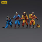 Produktbild Zombie Dark Source Actionfiguren 4er-Pack Biochemical Lab Team 8 cm