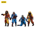 Produktbild Zombie Dark Source Actionfiguren 4er-Pack Biochemical Lab Team 8 cm