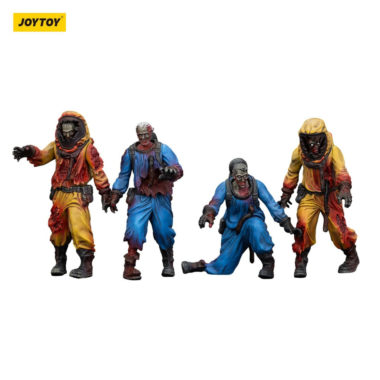 Produktbild Zombie Dark Source Actionfiguren 4er-Pack Biochemical Lab Team 8 cm