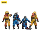 Produktbild Zombie Dark Source Actionfiguren 4er-Pack Biochemical Lab Team 8 cm