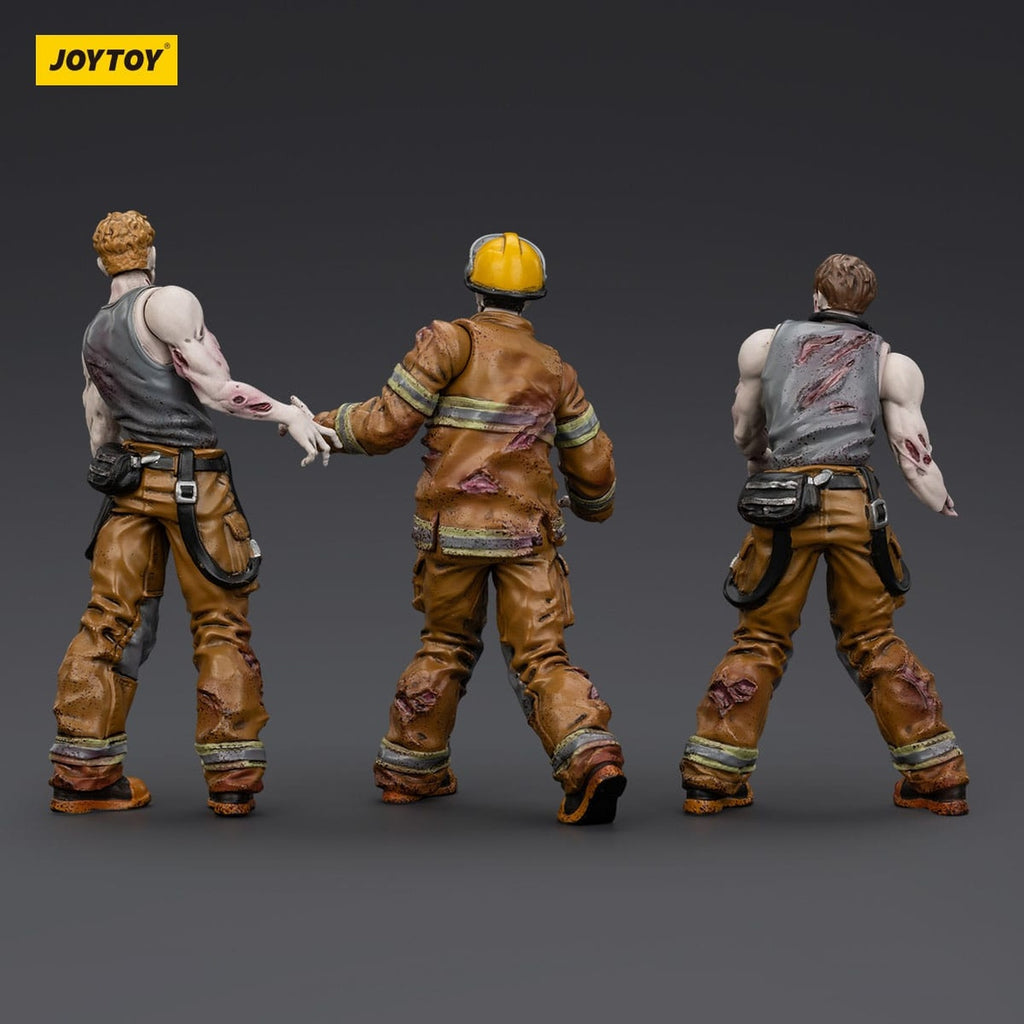 Produktbild Zombie Dark Source Actionfiguren 3er-Pack Firefighters 8 cm