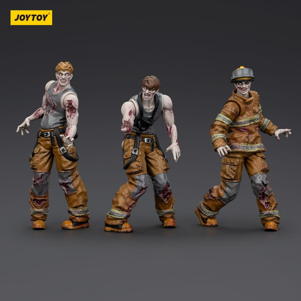 Produktbild Zombie Dark Source Actionfiguren 3er-Pack Firefighters 8 cm