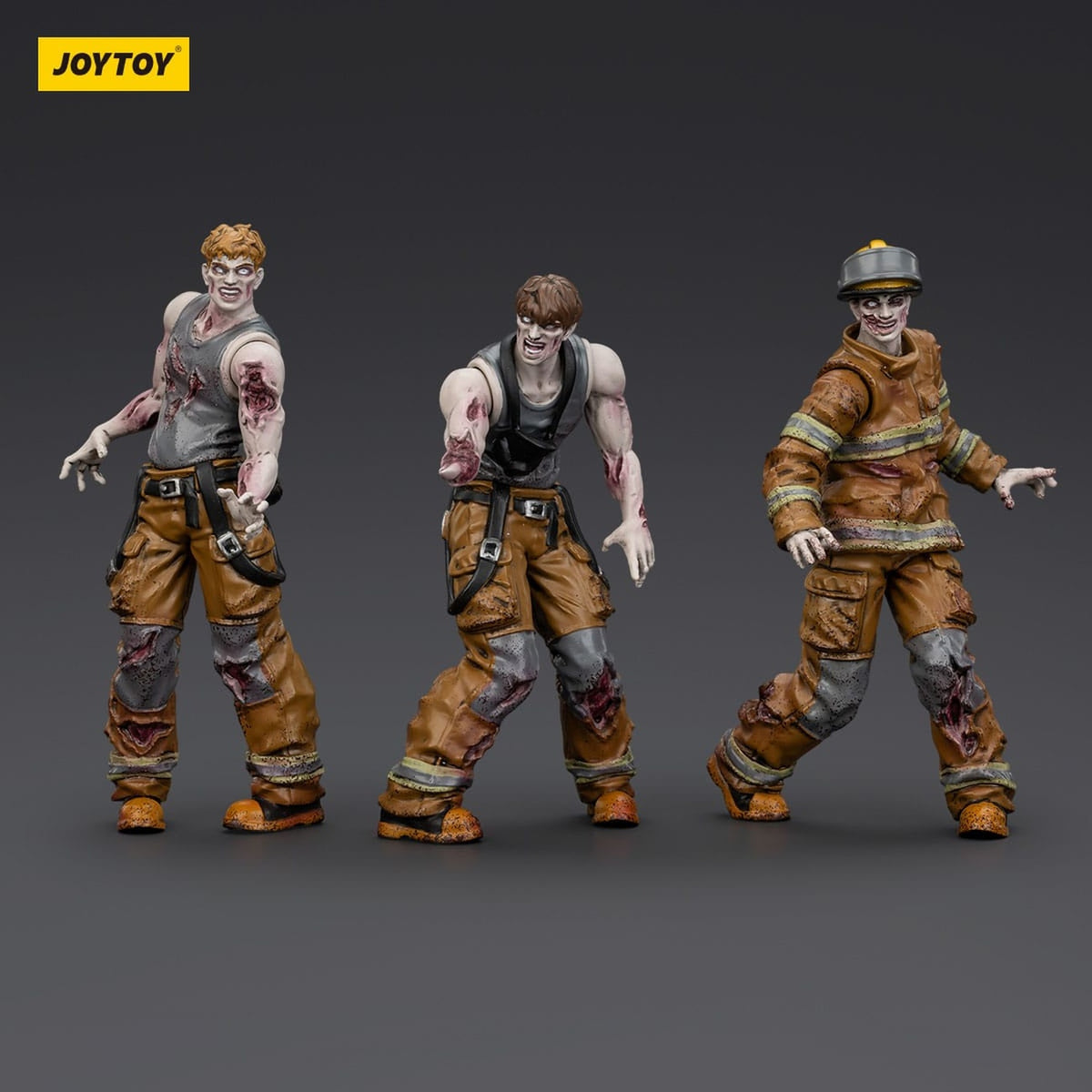Produktbild Zombie Dark Source Actionfiguren 3er-Pack Firefighters 8 cm