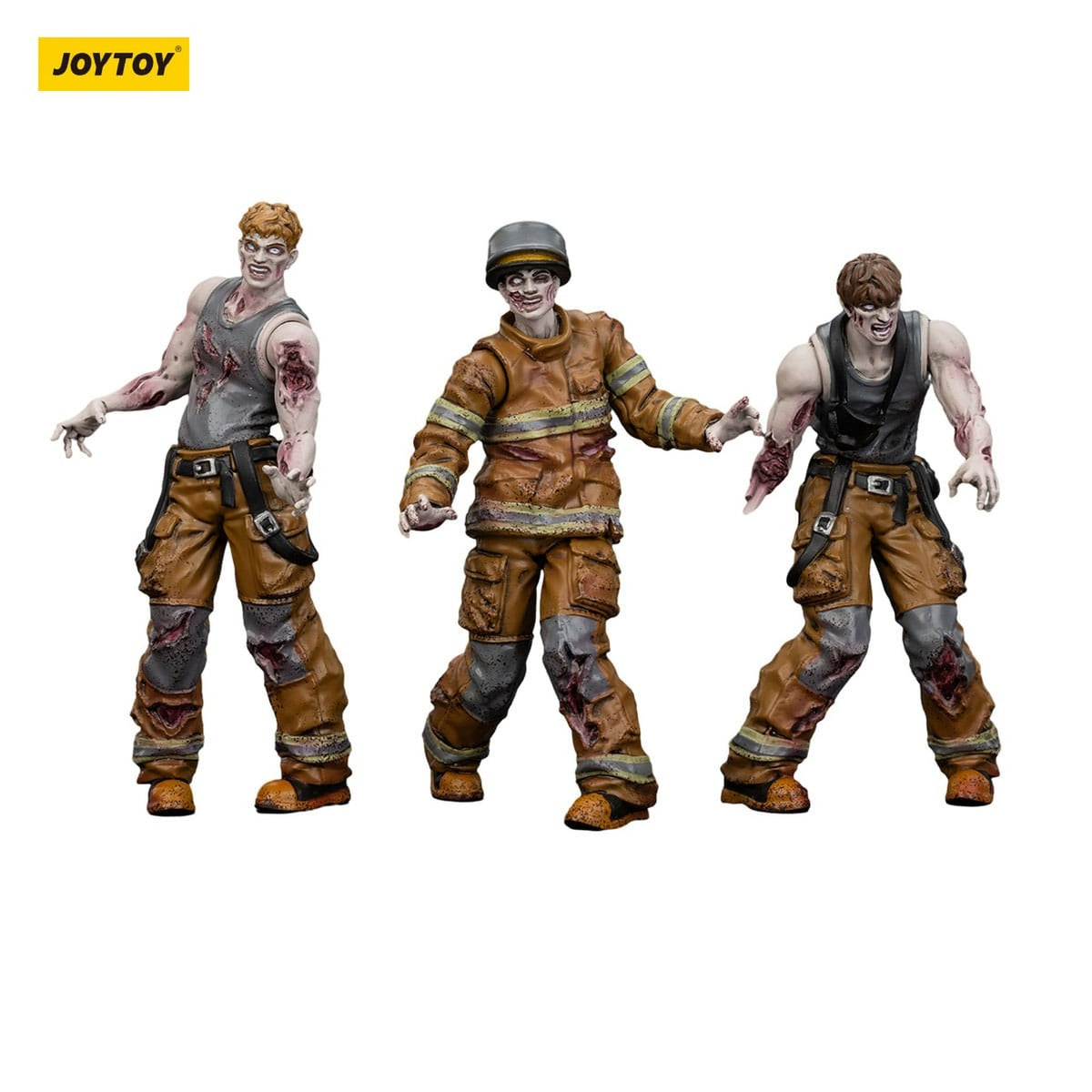 Produktbild Zombie Dark Source Actionfiguren 3er-Pack Firefighters 8 cm