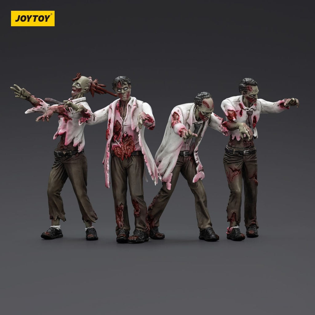 Produktbild Zombie Dark Source Actionfiguren 4er-Pack Scientists (Male) 8 cm