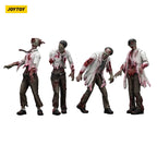 Produktbild Zombie Dark Source Actionfiguren 4er-Pack Scientists (Male) 8 cm
