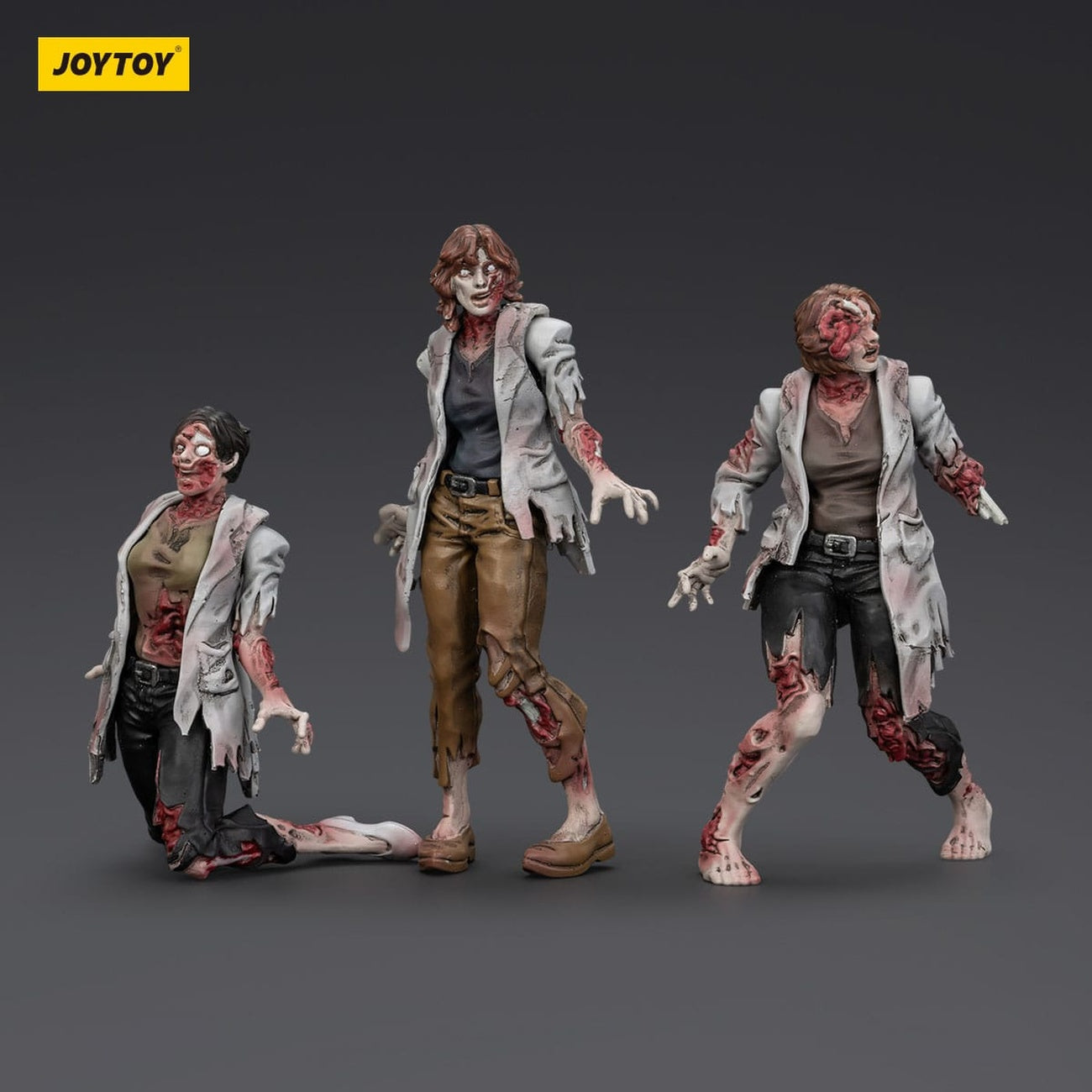 Produktbild Zombie Dark Source Actionfiguren 3er-Pack Scientists (Female) 8 cm