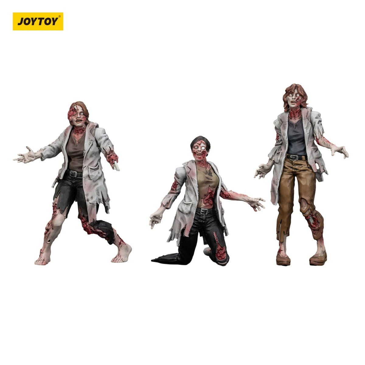 Produktbild Zombie Dark Source Actionfiguren 3er-Pack Scientists (Female) 8 cm